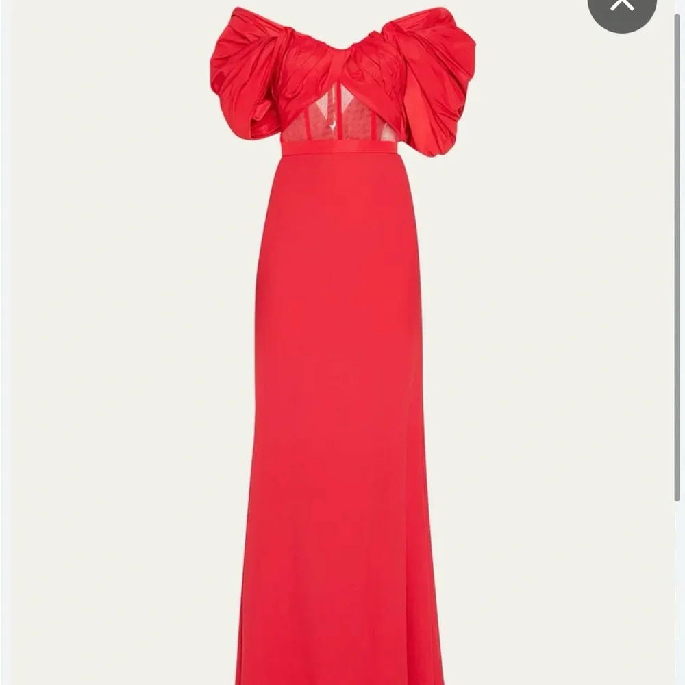 Alexander McQueen read evening gown - Picture 2 of 3